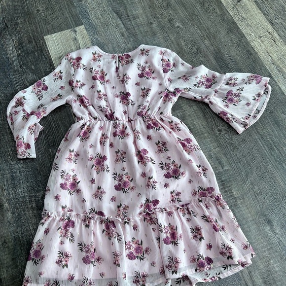 Wonder Nation Pink Floral Kids Dress - Picture 4 of 4